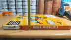 Jigsaw Puzzle Indian Map with State Capitals and Flag Educational Learning  for Kids