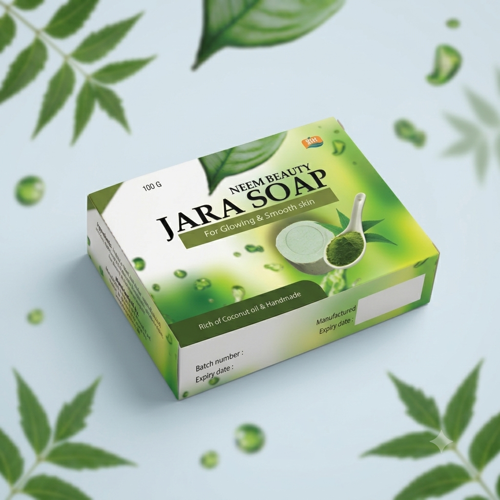 Neem Beauty, Papaya Glow, Lemon Beauty Jara soap (3 combo)