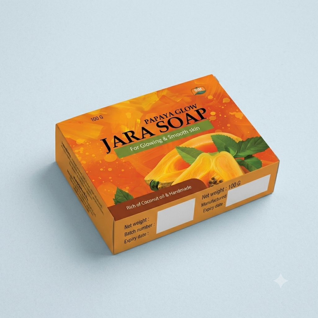 Neem Beauty, Papaya Glow, Lemon Beauty Jara soap (3 combo)