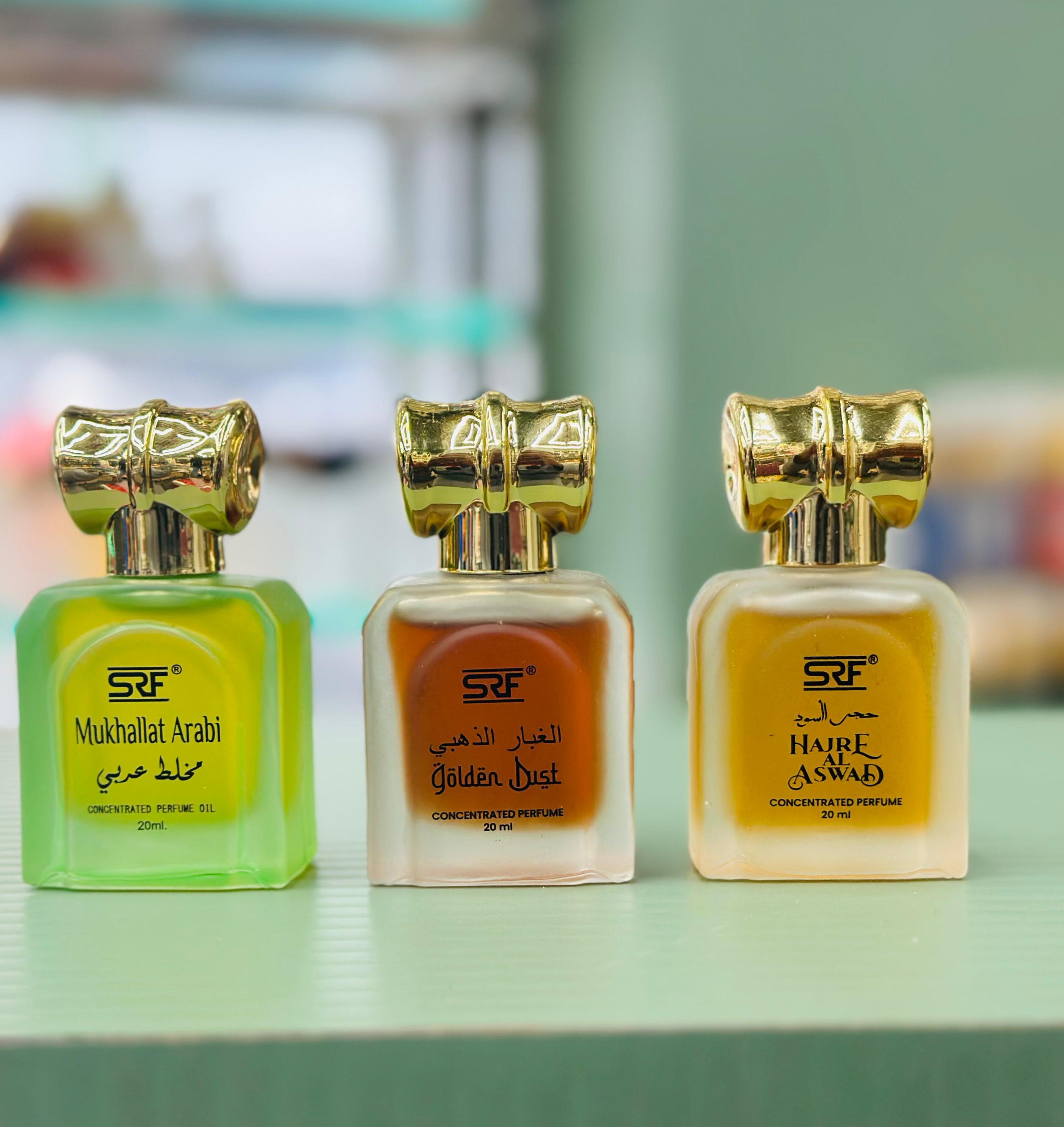 5 Attar combo 20 ml (Mukhallat Arabi, Golden Dust, Hajre Al Aswad)